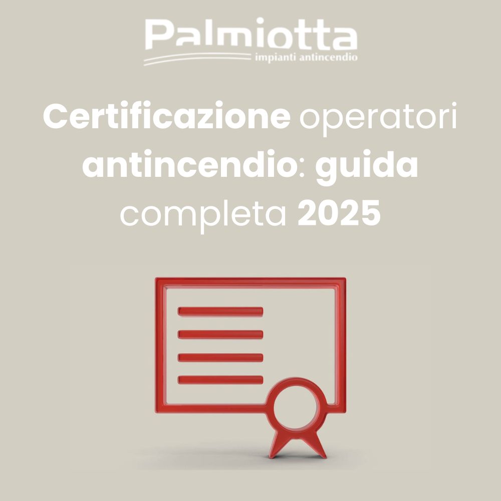 Certificazione operatori antincendio