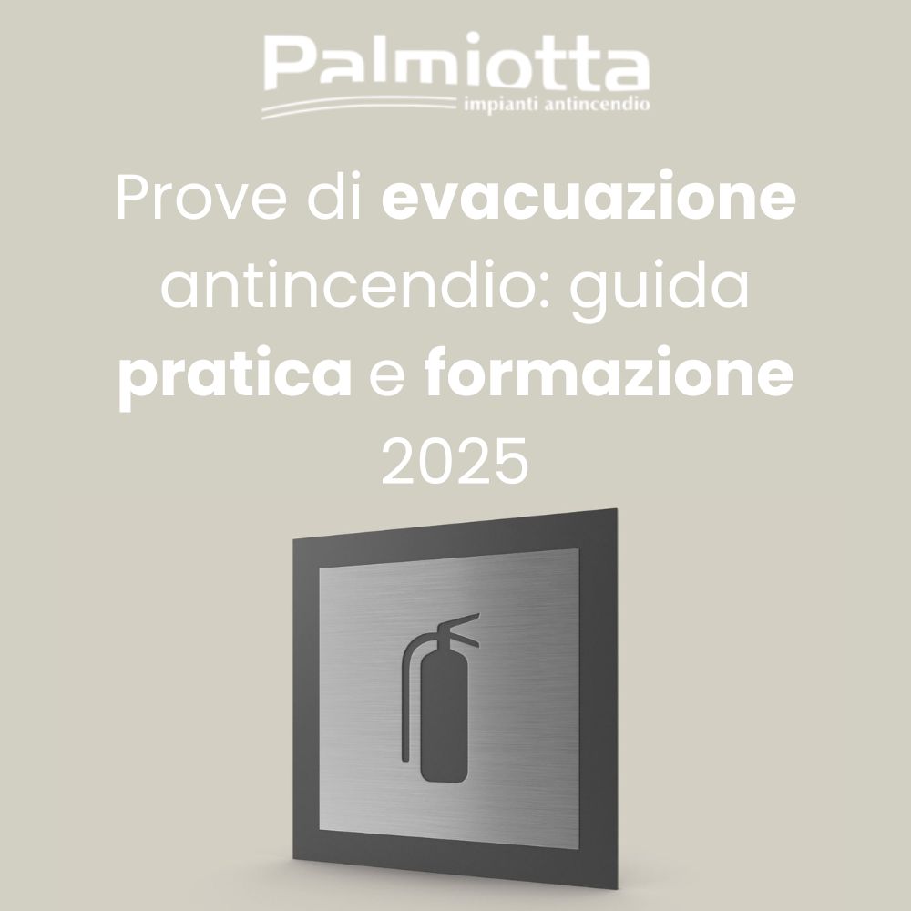 Prove di evacuazione antincendio: scopri come organizzarle, evitare errori e migliorare la formazione dei dipendenti. Guida completa Palmiotta 2025.