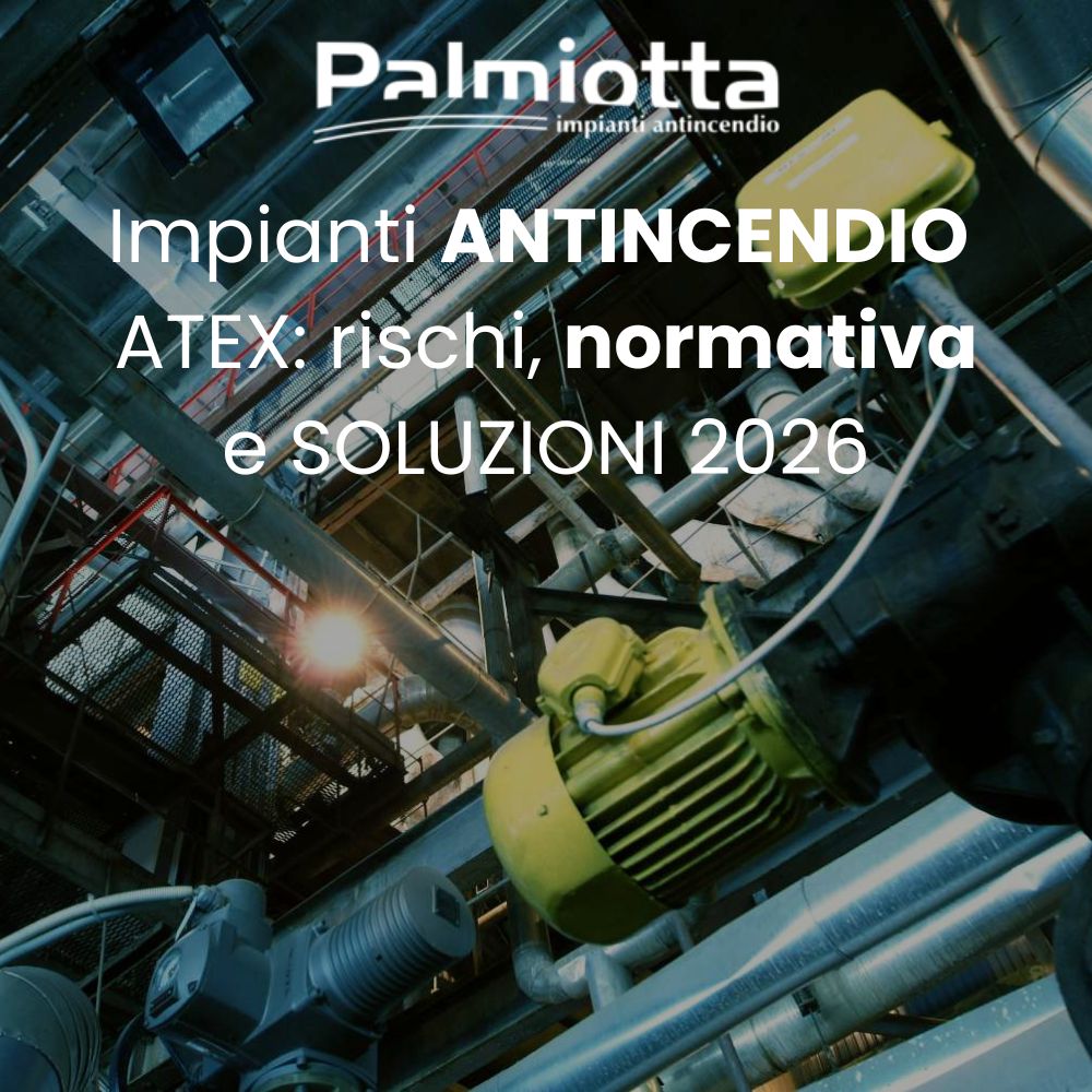 Impianti antincendio ATEX: rischi, normativa e soluzioni 2026