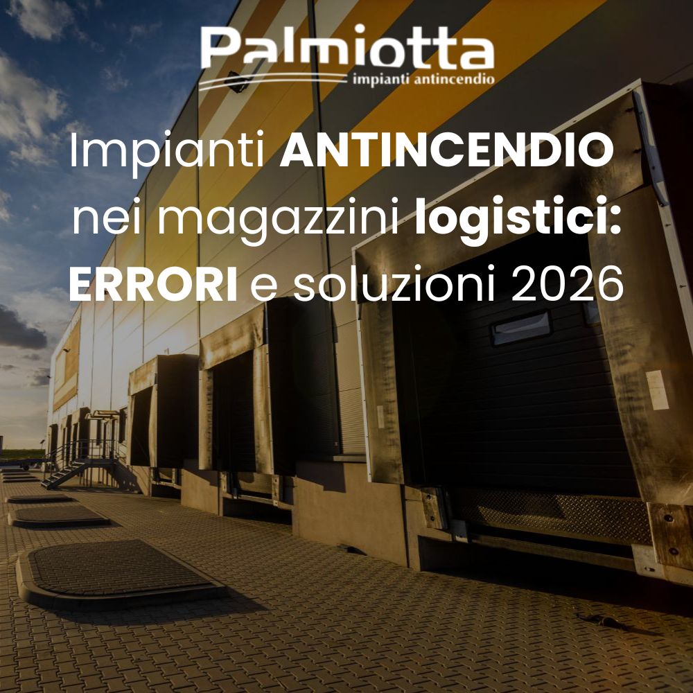 Impianti antincendio magazzini logistici: errori e soluzioni 2026